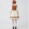 Wolf Grandma Stage Dress Halloween Party Costume Match Girl Cosplay Outfit Women S-XXL
