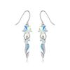 Barbie Original design mermaid earrings, elegant and high-end original, ins style love exquisite #lucky S925 silver earrings for women ZJYES-YS-227