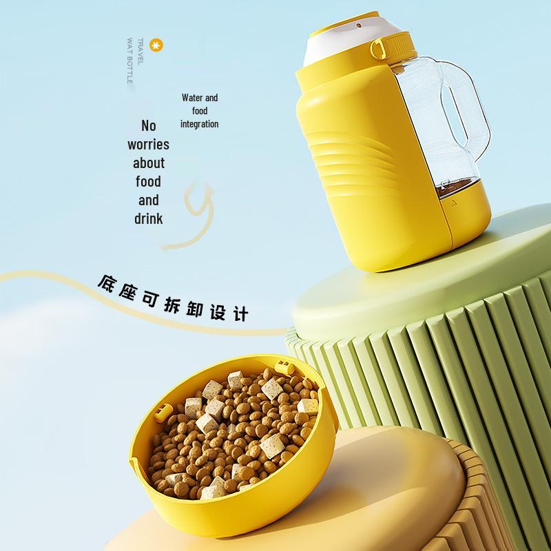 Portable Dog Water Dispenser Cup: Outdoor Drinking Water Bottle for Pets