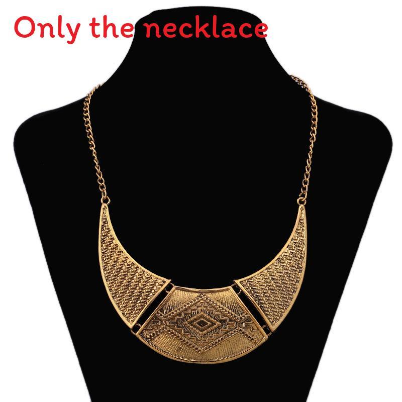 

Geometric Alloy Necklace With Electroplated Finish For Gift And Travel Souvenirs
