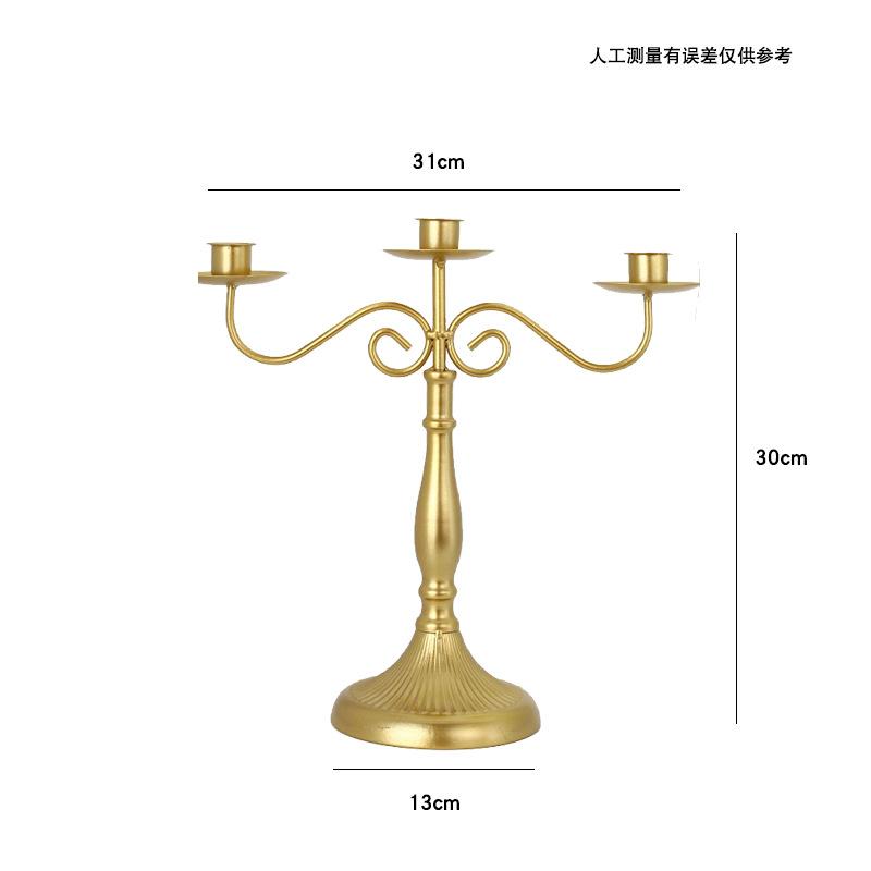 Nordic Creative Metal Candle Holder Candlestick Centerpieces Road Lead Candelabra Centerpieces Wedding Christmas Decor