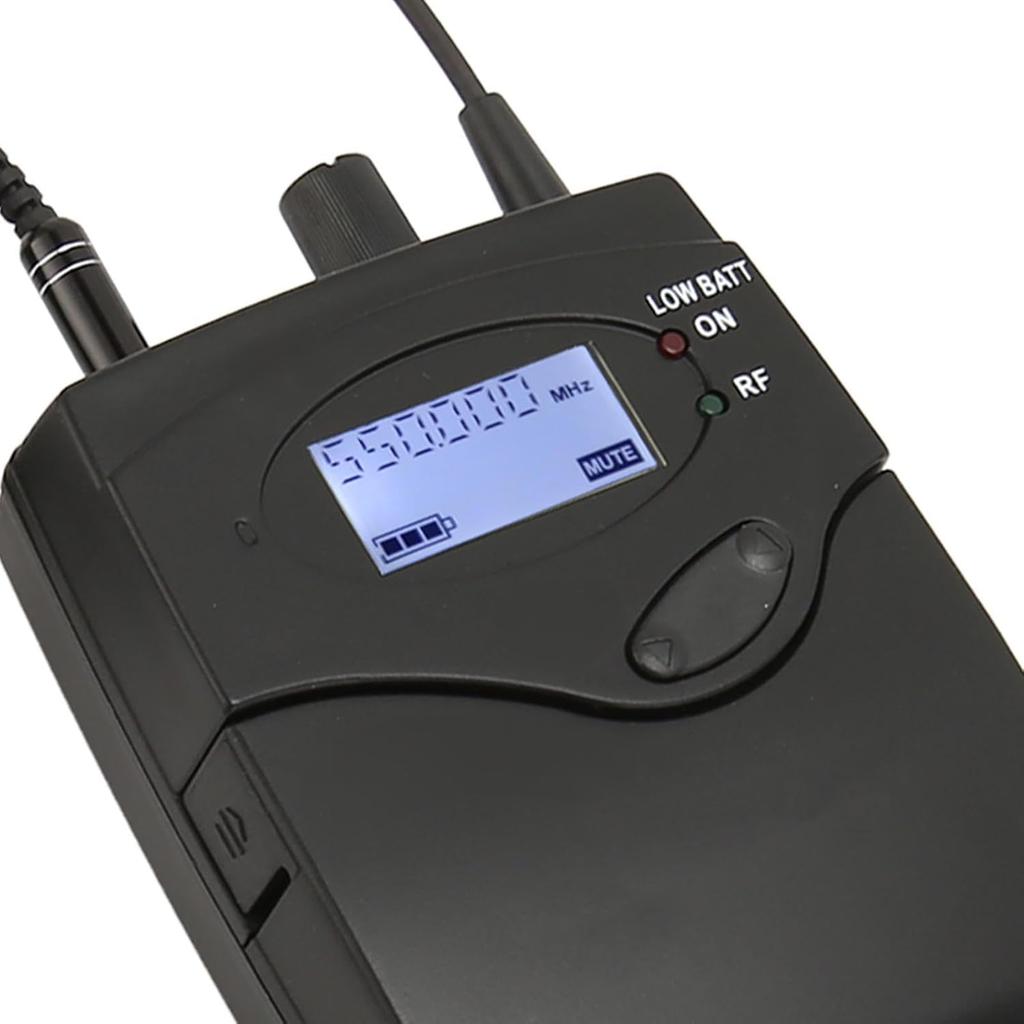 JTLB Bodypack Receiver 550 To 580MHz Stereo Earphone Monitor Receiver for Band Stage Studio
