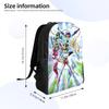 Saint Seiyas Laptop Backpack Women Men Casual Bookbag for School College Student Seiya Hyoga Shiryu Camus Shun Bag