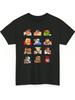 Street Fighter Character Grid Retro Arcade Game T-Shirt