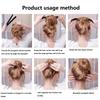 Für Beam Twister Haarnadel Bagel Sofia Twist für Haarknoten Donut Haar-Accessoire Industrieller Stil Haartool Hochsteckfrisur Haarschmuck