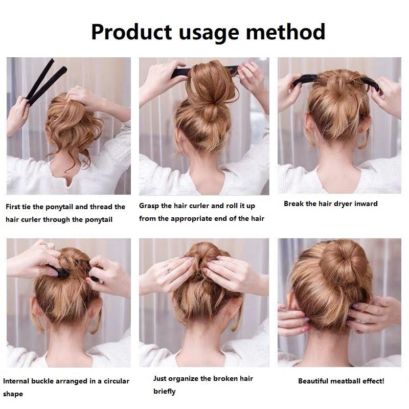 Für Beam Twister Haarnadel Bagel Sofia Twist für Haarknoten Donut Haar-Accessoire Industrieller Stil Haartool Hochsteckfrisur Haarschmuck