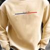 Casual Simple Men's Sweater Printed Crew Neck Comfortable Pullovers Long Sleeves Men’s