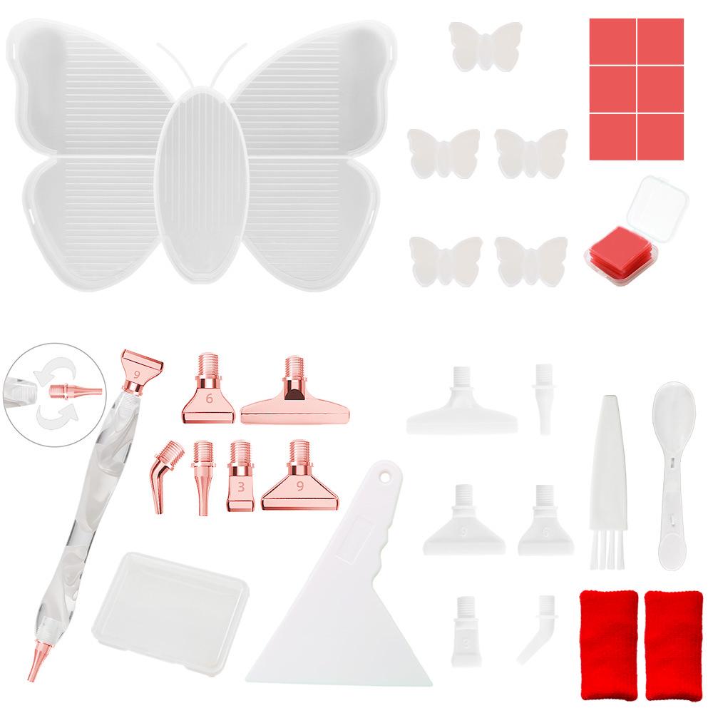DIY Butterfly Diamond Painting Funnel and Drill Tool Set