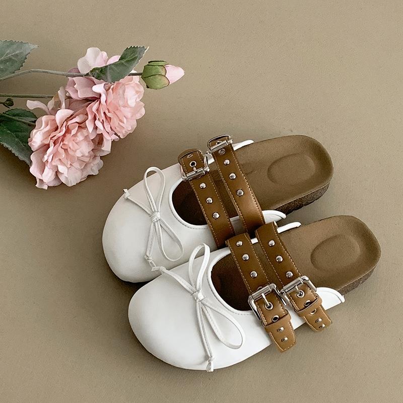 Fashion versatile black bag head platform slippers women's summer wear 2025 new high-end retro Birkencool slippers