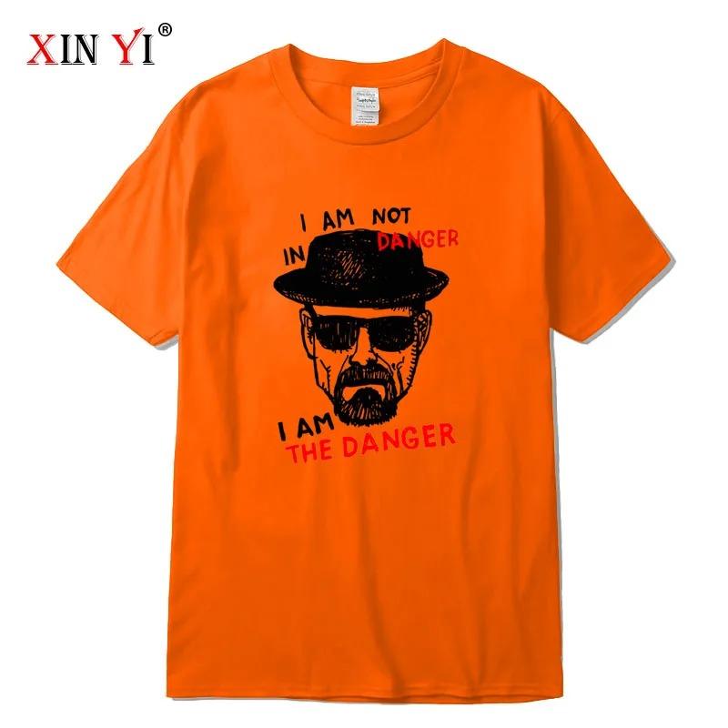 Men's T-shirt Short Sleeve Breaking Bad Men T-shirt Casual Heisenberg Print Summer Tshirt Cool T-shirt Male Men Tops