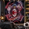 Sieninis gobelenas AC Milan spaudinio audinys svetainei, miegamajam, namų dekoravimui