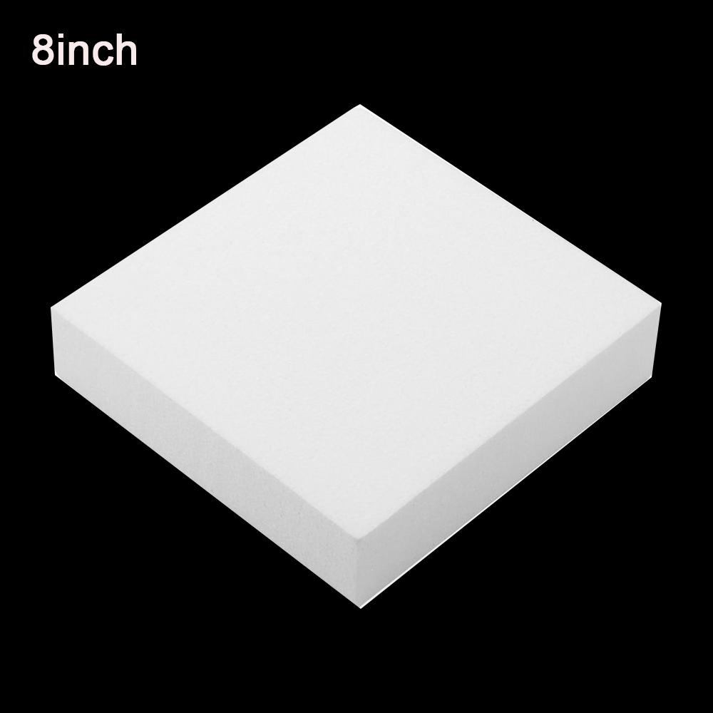 4/6/8/10 inch DIY Practice Heart Shaped Model Cake Foam Mold Polystyrene Sugarcraft Dummy Party Kitchen Accessories