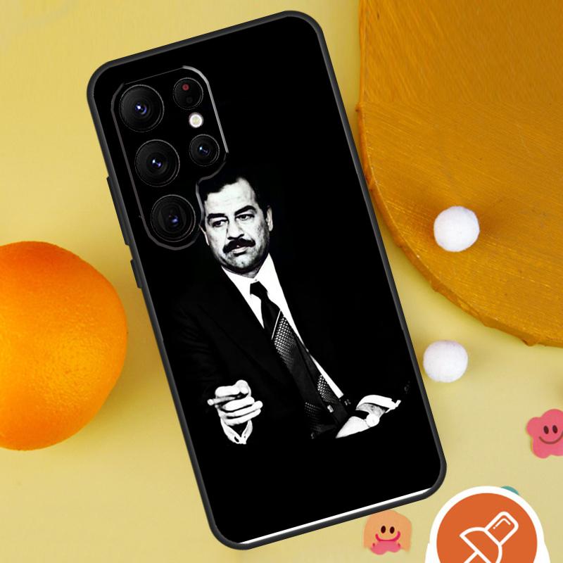 Saddam Hussein Iraq Arabic Phone Case For Samsung Galaxy S25 Ultra S24 S23 S22 S21 Ultra S9 S10 Plus S20 FE Funda Cover