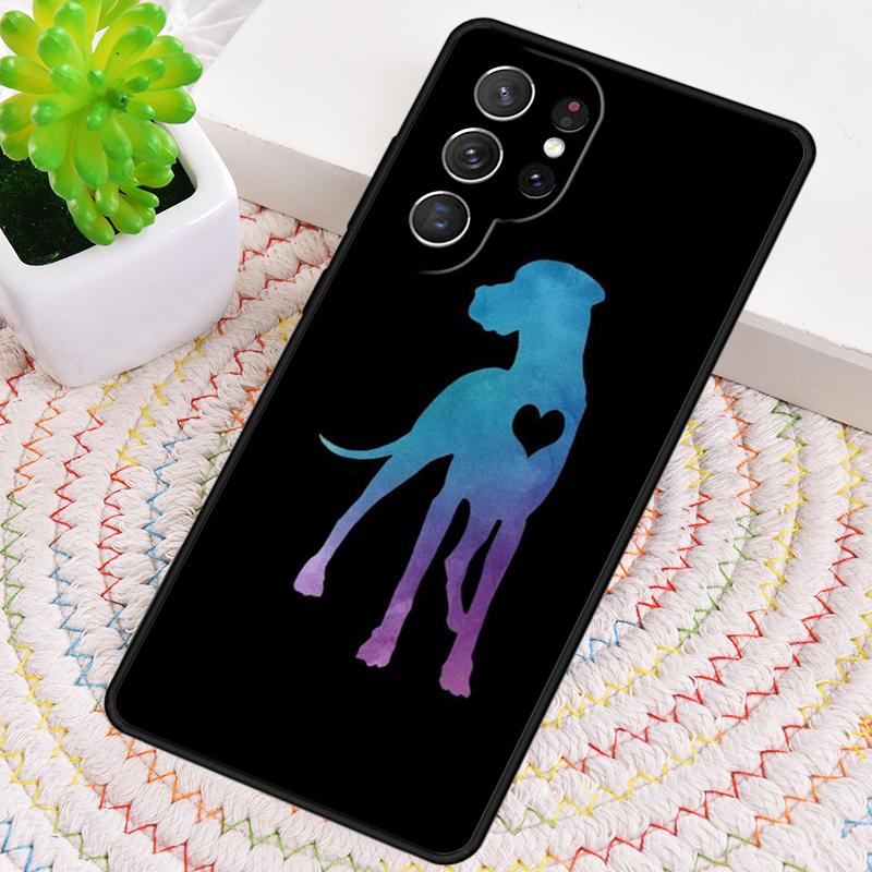 

Great Dane Dog Watercolor Silicone Phone Case For Samsung Galaxy note 10 pro S26 S25 S24 S23 S22 S21 Plus S25Ultra Capa Cover Galaxy S21 FE 5G