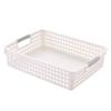 2025 Multipurpose Storage Basket Large Capacity Plastic Toy Storage Basket Portable with Handle Fruit Platter Household Supplies