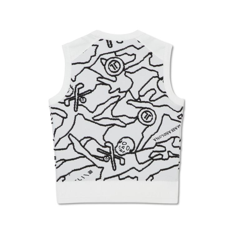 Makeuaenlona W T-Line Camouflage Jqd Knit Vest Ls1Xv82F