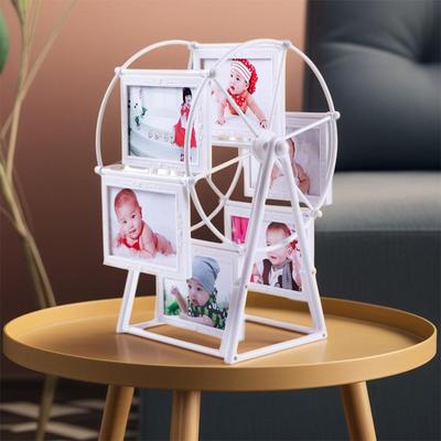 Creative Rotatable Ferris Wheel PhotoFrame Photo Frame Birthday Gift Photo Display Shelf Photo Frame Home Table Decoration
