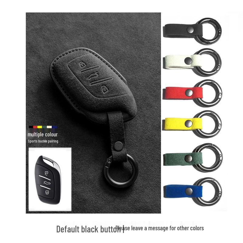 Roewe Key Case for RX5 eMAX, i5, RX8, i6, CLEVER – Suede Key Shell Holder