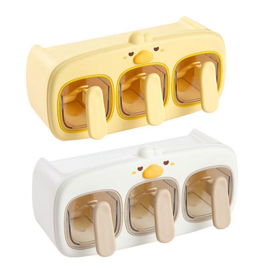 Nástěnný stojan na koření s lžičkou Průhledný vzduchotěsný dávkovač koření Multifunkční krabička na koření Nádoba Kuchyňský úložný organizér