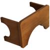 Ergonomic Bamboos Toilet Step Stool with Sturdy Base for Bathroom Safety and Comfortable Postures Support Daily Use