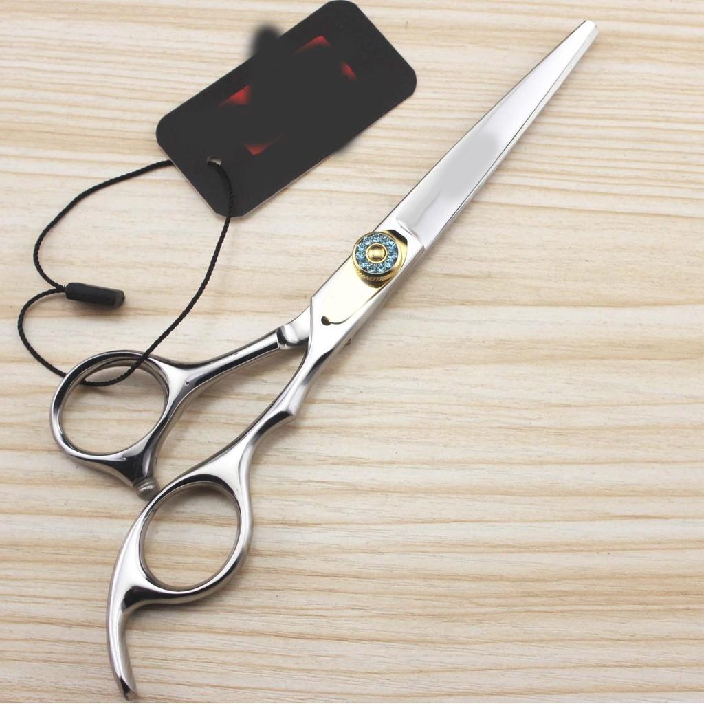 6.0-Inch HUO Gem Hairdressing & Barber Scissors Set: Straight Shears, Bangs Scissors, Thinning Shears