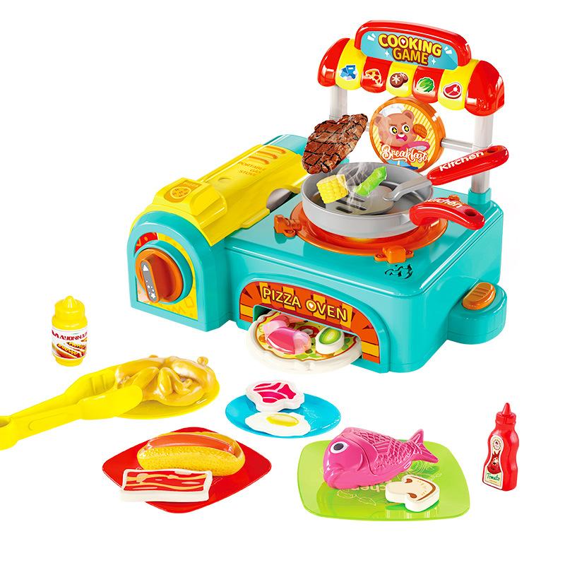 

Пятизвездочная кассетная плита, газовый баллон, детская кухня, имитация готовки, игрушечный набор для ролевых игр, барбекю разноцветный