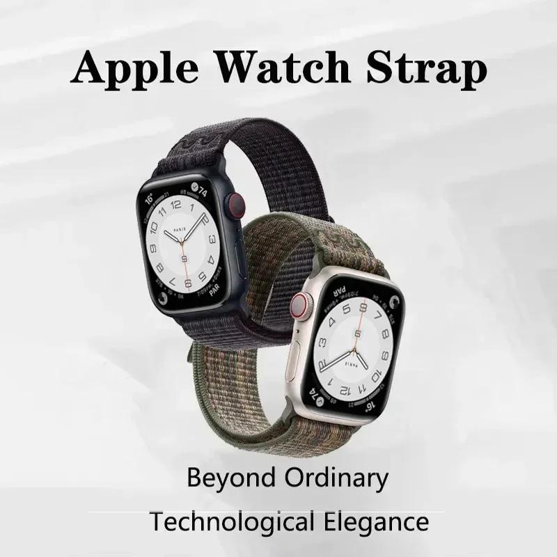 Nylonový remienok pre Apple Watch Band Ultra 2 49mm 44mm 40mm 45mm 46mm 41mm 42mm 40mm Náramok Strap IWatch Ultra Series10 9 7 6 5 Se 8