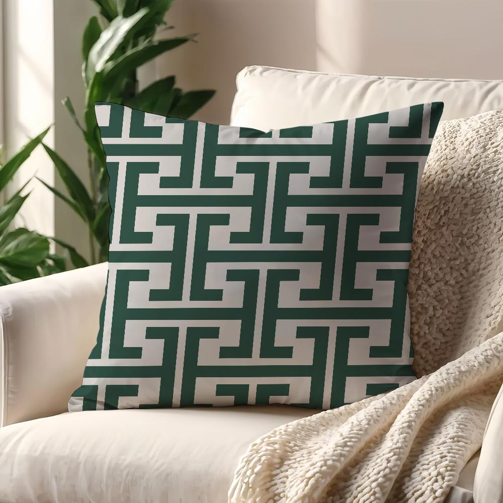 Geometric Pattern Cushion Cover For Pillow Printing Sofa Decoration Home Car Room Coffee Shop Office Nordic Simplicity