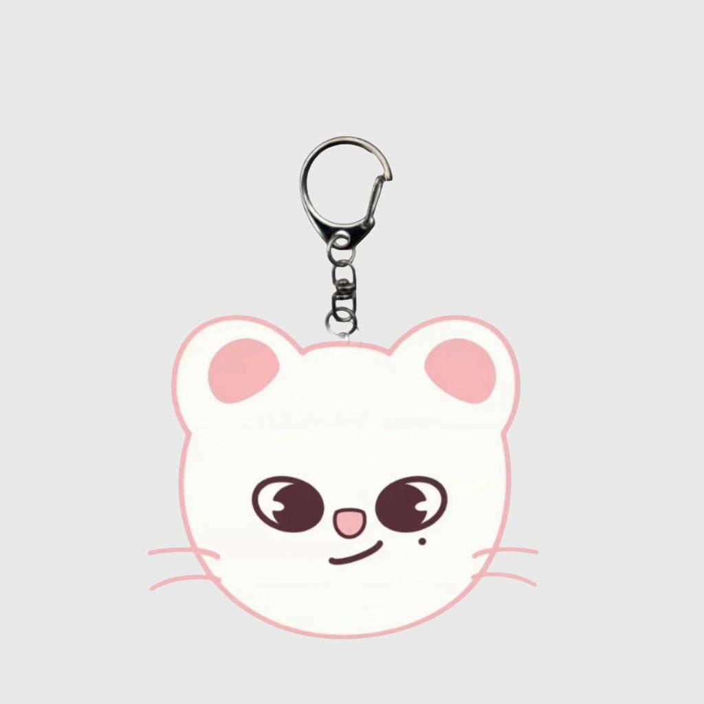 Cute New Cartoon Acrylic Doll Keychain Skzoo Keychain with Accessories, Same As Holiday Gift Givers