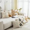 Bohemian Pillow Cushion Cover Geometry Embroidered Tassel Embroidery 45x45cm Pillowcase Living Room Sofa Home Decor