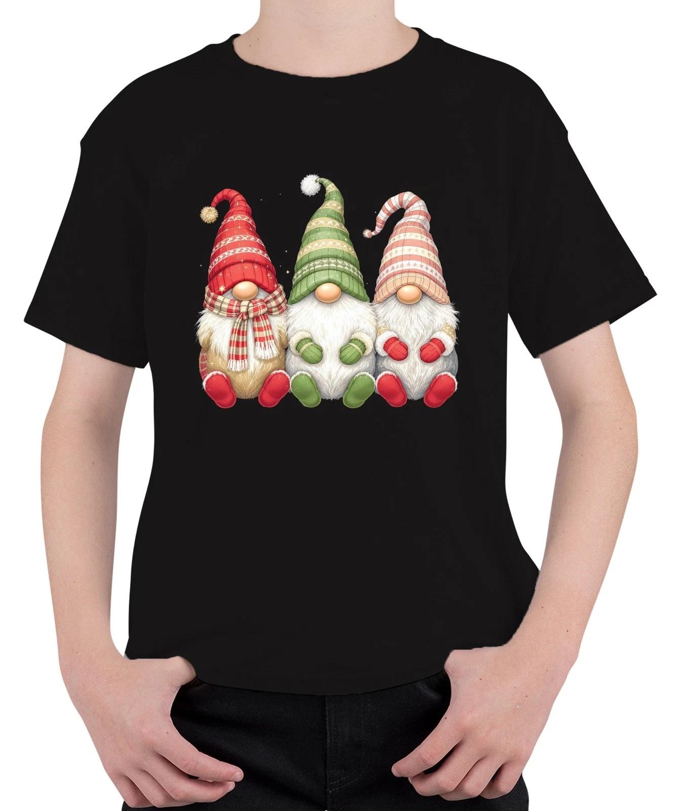 Weihnachtswichtel niedliche Gnome skandinavisch winterlich Motiv Unisex Kinder T XS