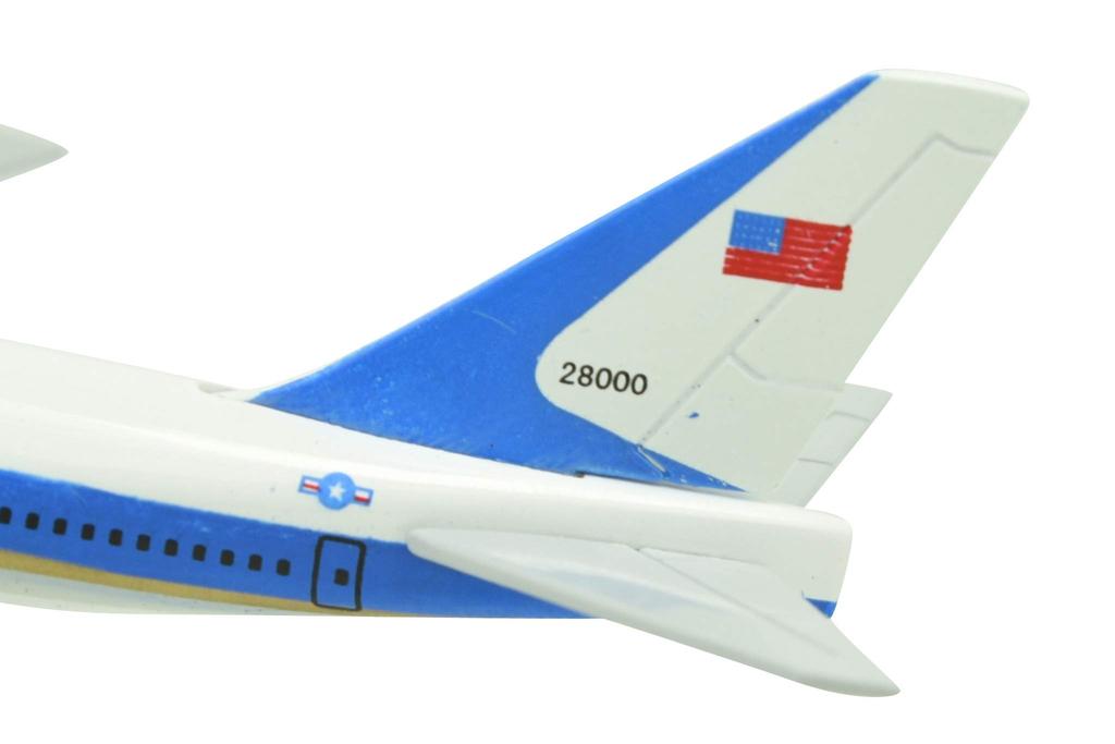 TANG DYNASTY 1/400 16cm Air Force One Boeing B747 Alloy Airplane Model Toy