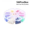 1Box Dental Silicone Identification Rings for Instrument Labeling, Disinfection, Sorting, and Sterilization; Heat-Resistant