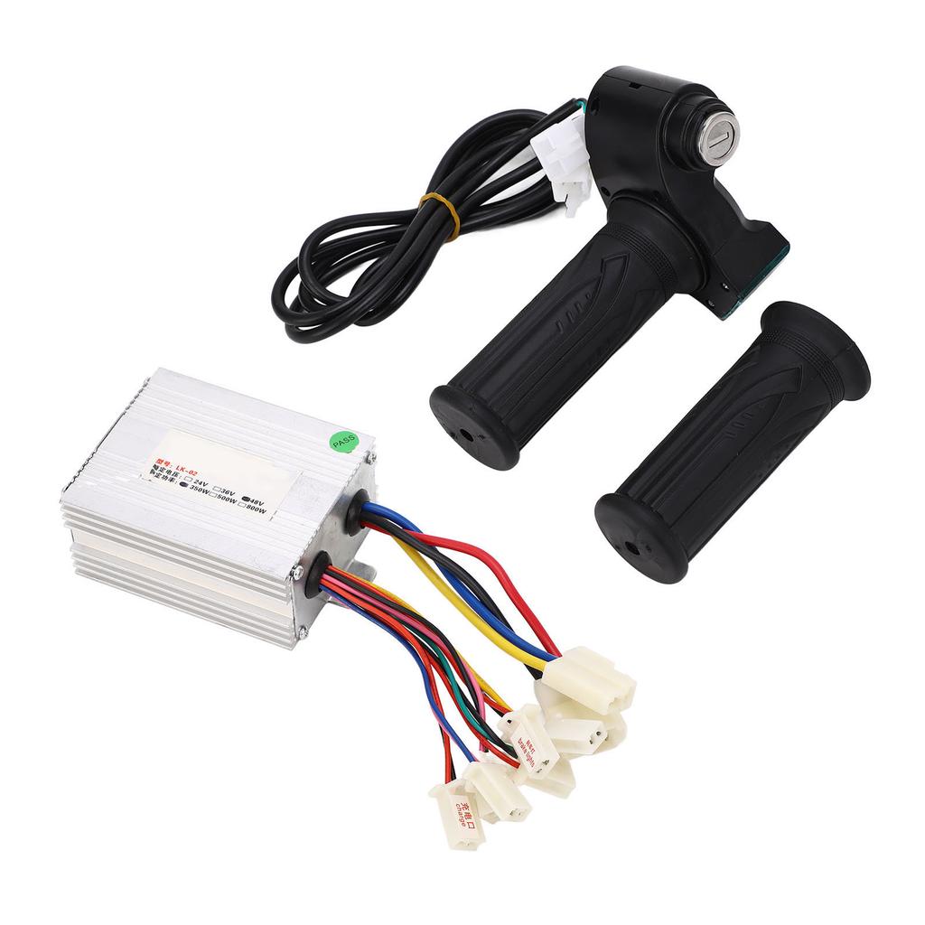 Kit Controlador de Motor de Bicicleta 48V 350W Display de Potência Proteção Múltipla Controlador de Motor Escovado com