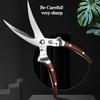 Stainless Steel Kitchen Scissors High-quality Chicken Bone Fish Cutting Barbecue Scissors Camping Scissor Kitchens Accessories