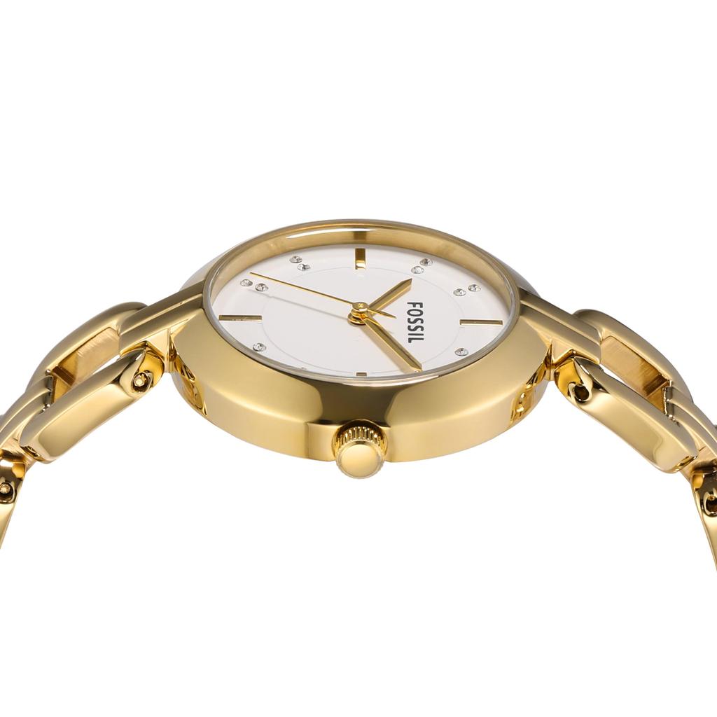 KERRIGAN Stainless Steel Watch Three-Hand Gold-Tone