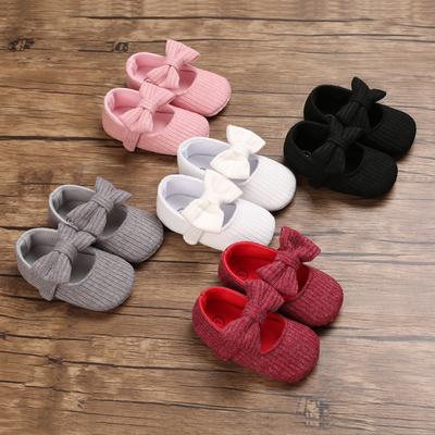 Frühling und Herbst kämpfen für 0–1 Jahre alte Baby-Schuhe, weiche Sohlen aus gestrickten Babyschuhen, Versic-Prinzessin-Schuhe