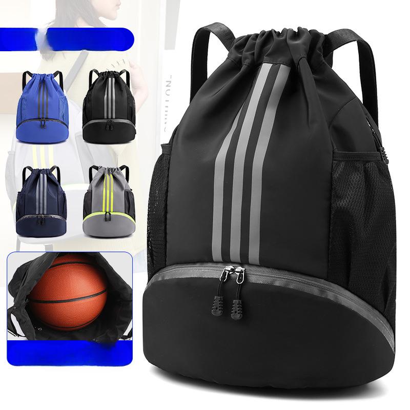 Backpack for Women Drawstring Bag for Men Outdoor Travel Shoulder Bag Sports Fitness Clothes Storage Bag Basketball Bag