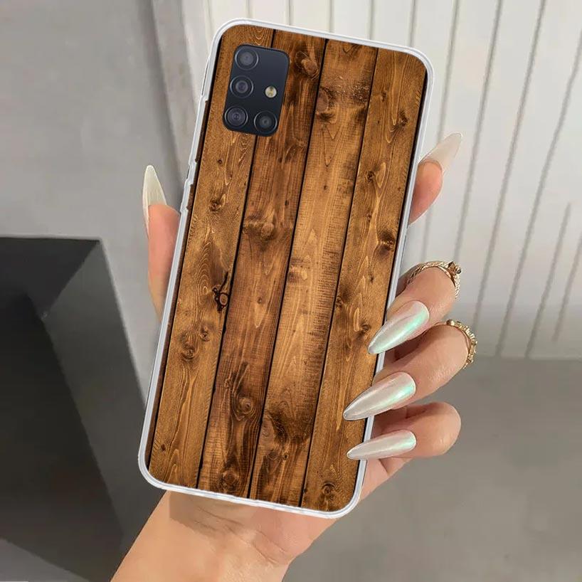

Wood Wooden Pattern Phone Case for Samsung Galaxy A52 A32 A22 A12 A02S A50S A30S A10S Note 20 Ultra 10 Plus S10 A31 A20 A71 A72 Samsung A51 4G
