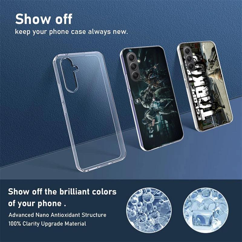Escape From Tarkov Phone Case for Samsung A16 A26 A36 A56 A17 A37 A57 A07 A06 A02S A03 A04S A05S Galaxy Note 20 10 A50S A71 A51