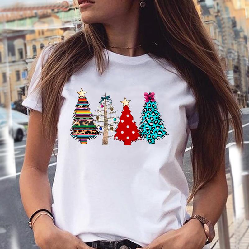 Invierno 2022 Lindas Mujeres T Top Feliz Navidad Moda Estampado Estampado  Dibujos animados Gráfico Femenino Año Nuevo Camisetas Camisetas comprar a  buen precio — entrega gratuita, reseñas reales con fotos — Joom