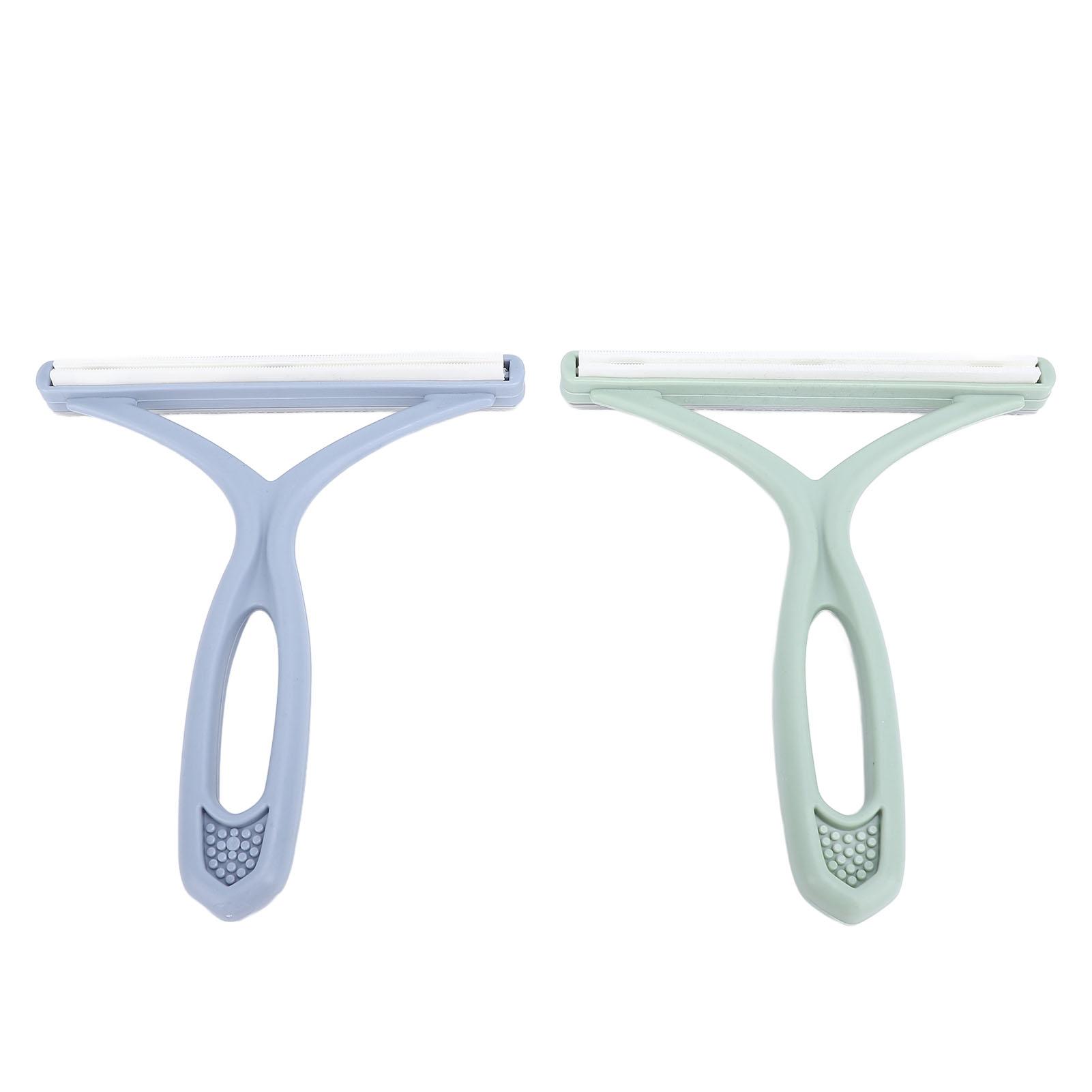 

2 шт. Инструмент для удаления шерсти домашних животных Пластиковый ручной многоразовый удалитель ворса и волос с ткани для ковров, ковровых покрытий, домашних животных