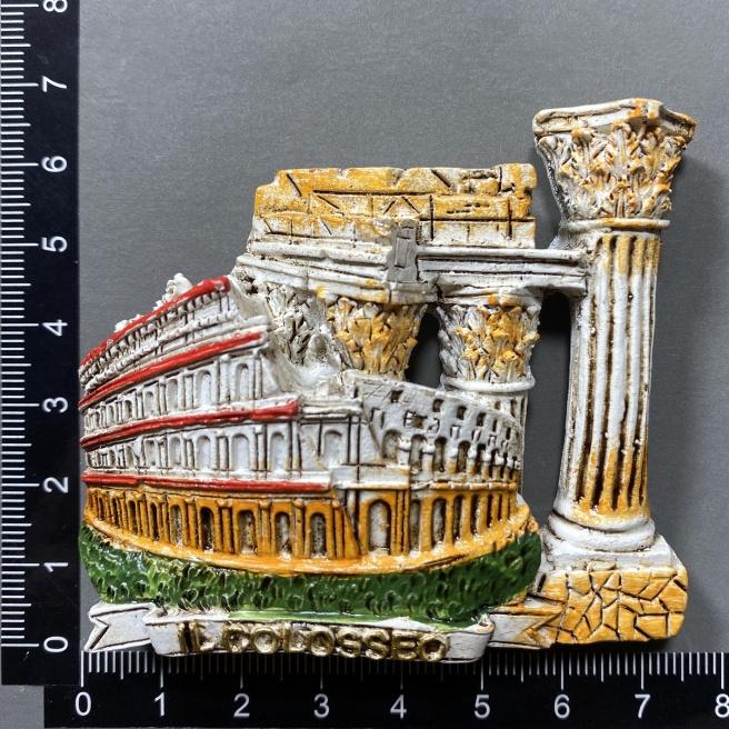 Wahrzeichen Architektonische Attraktionen in Rom, Italien Kühlschrank Magneten Tourist Souvenir Kühlschrank Aufkleber Hause Dekoration