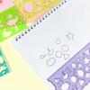 Funny Nature Scene Drawing Pattern Ruler 1 Set Of 4 Pieces Different Animal Rule