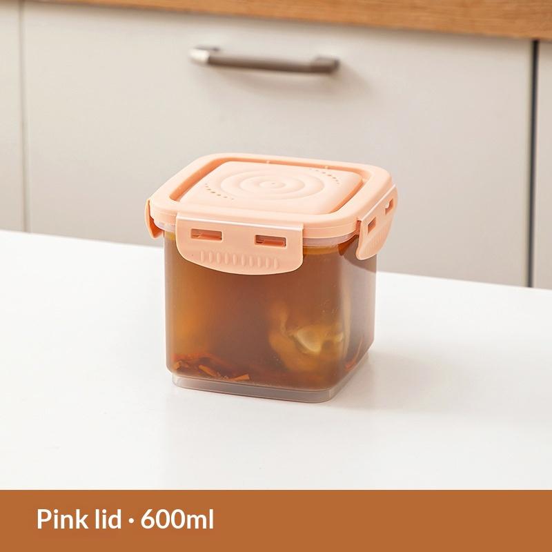 Freezer Tray With Lid - Durable Kitchen Storage For Soup, Broth & Sauces Stackable Food Prep Storage Container Kitchen Jar