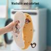 Plush Toilet Seat Cover with Velcro Fastening - All-Season Universal Fit