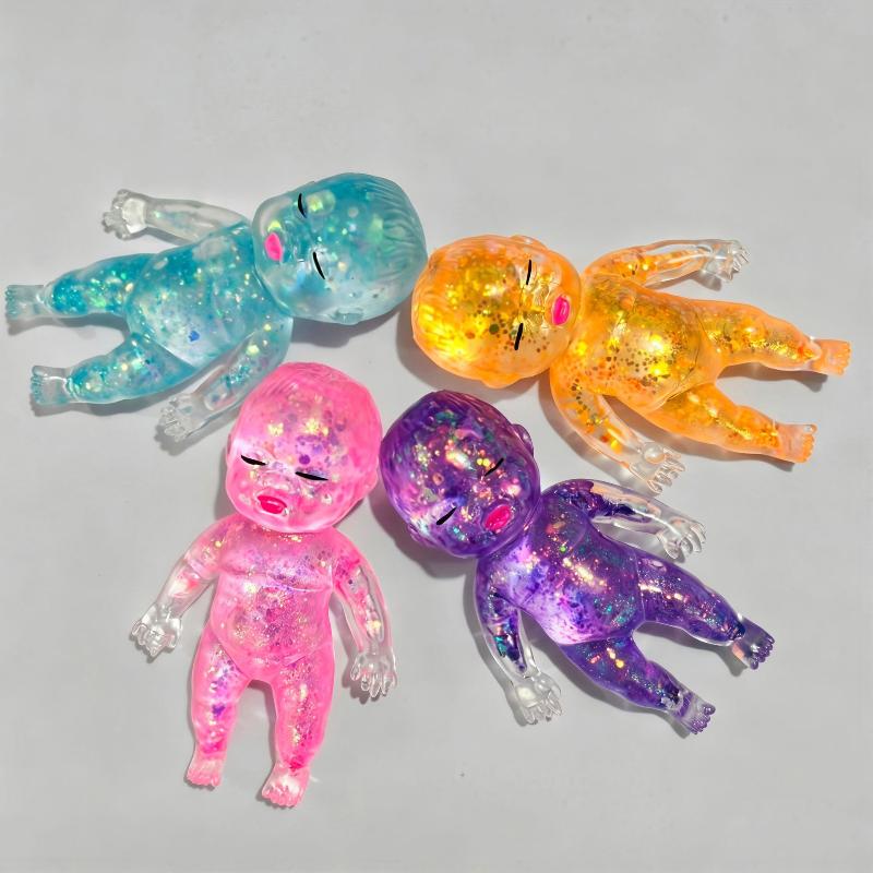 1Pcs Squishy Baby Slow Stress Ball Rebound Decompression Toys Vivid Sugar Baby Squeeze Toy For Adult Kid Relieve Stress