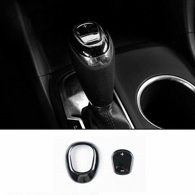 Bright Black Gear Shift Knob Shifter Lever Trim For 2018-2021 Chevrolet Equinox