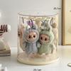 Rotating Labubu Plush Figurine Display Box and Stand