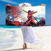 Tomb Raider Print Beach Towel, Large Soft Quick Dry Towel for Beach Camping Swimming